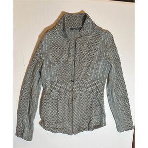 Nic & Zoe Engineered Zip Cardigan Size XS
